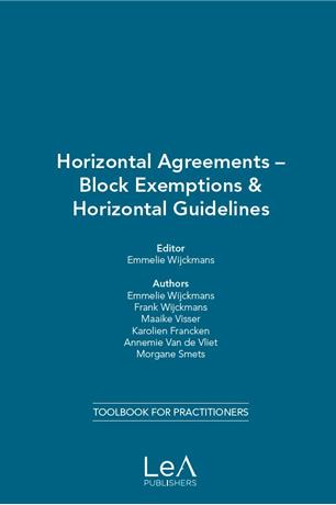 Horizontal agreements - Block exemptions & Horizontal Guidelines – Toolbook